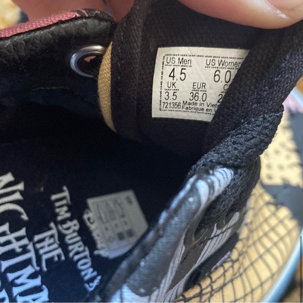 Vans Era Stacked “The Nightmare Before Christmas” lace up ONE single SHOE!! W6 - Picture 9 of 9